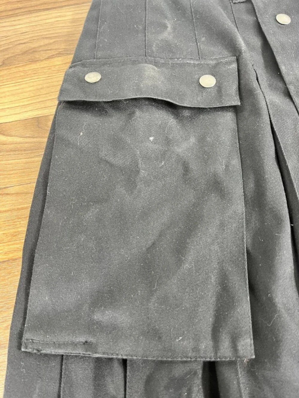 Utilikilts Black Tactical Cargo Kilt 33 Pants 35 Kilt Black 23